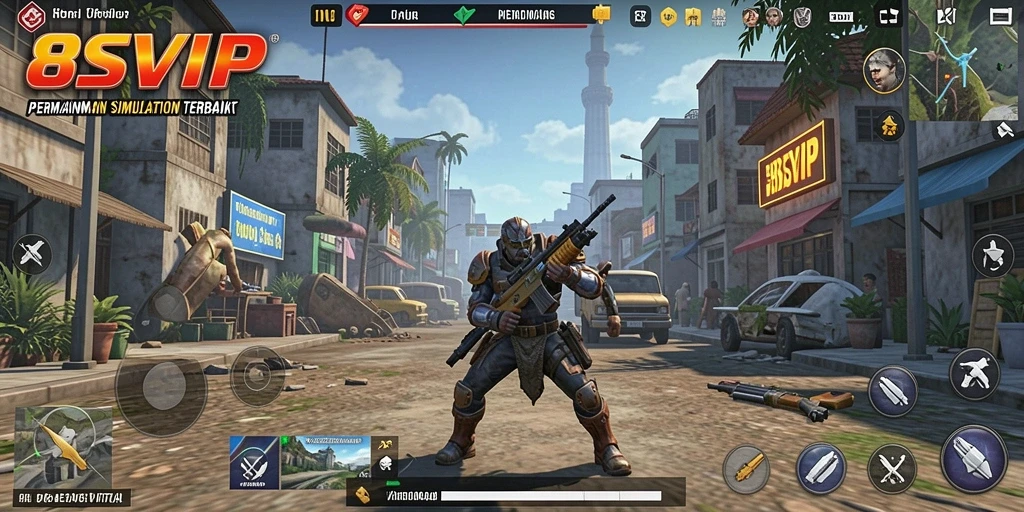 Tampilan gameplay realistis dalam 8SVIP yang memukau.