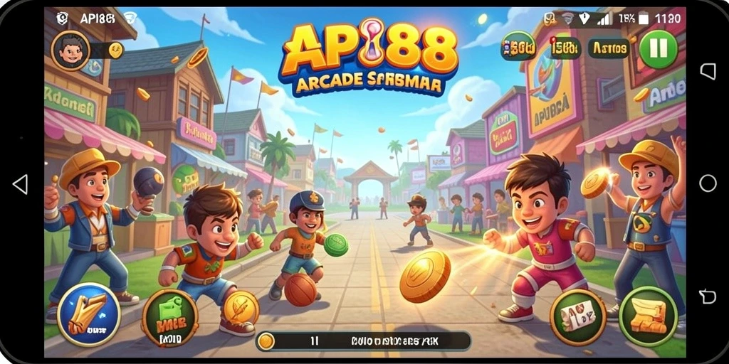 Gameplay menarik API88 dengan grafis warna-warni yang memukau.