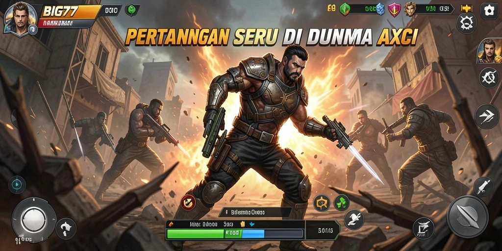 Screenshot dari gameplay BIG77 yang menampilkan aksi mendebarkan.