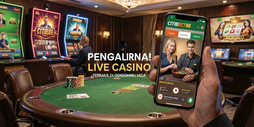 Tampilan gameplay Live Casino CITIBET88 yang menegangkan dan interaktif.
