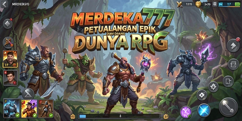 Tampilan gameplay MERDEKA777 yang menarik dan penuh aksi.
