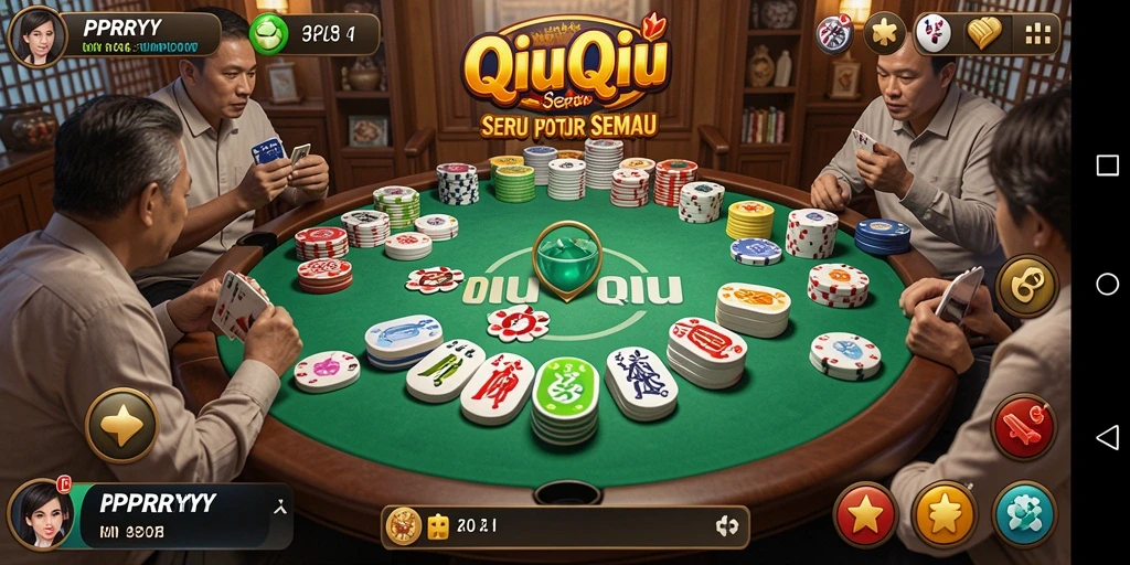 Screenshot gameplay QiuQiu yang mendebarkan dalam PPRRYY.