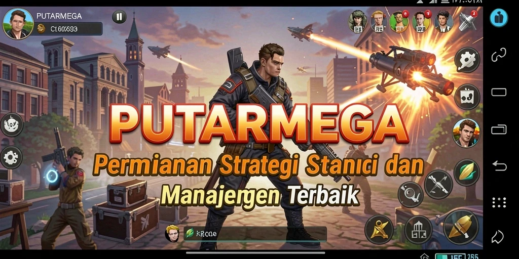 Tangkapan layar gameplay PUTARMEGA yang mendebarkan dan penuh strategi.