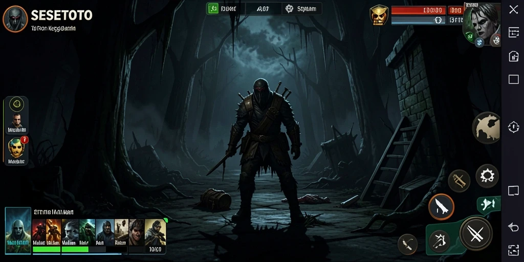 Gameplay SESETOTO yang menegangkan dan mencekam.